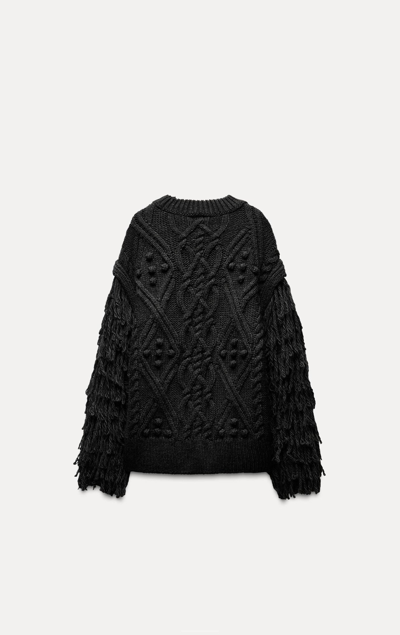 PULL EN MAILLE FRANGES