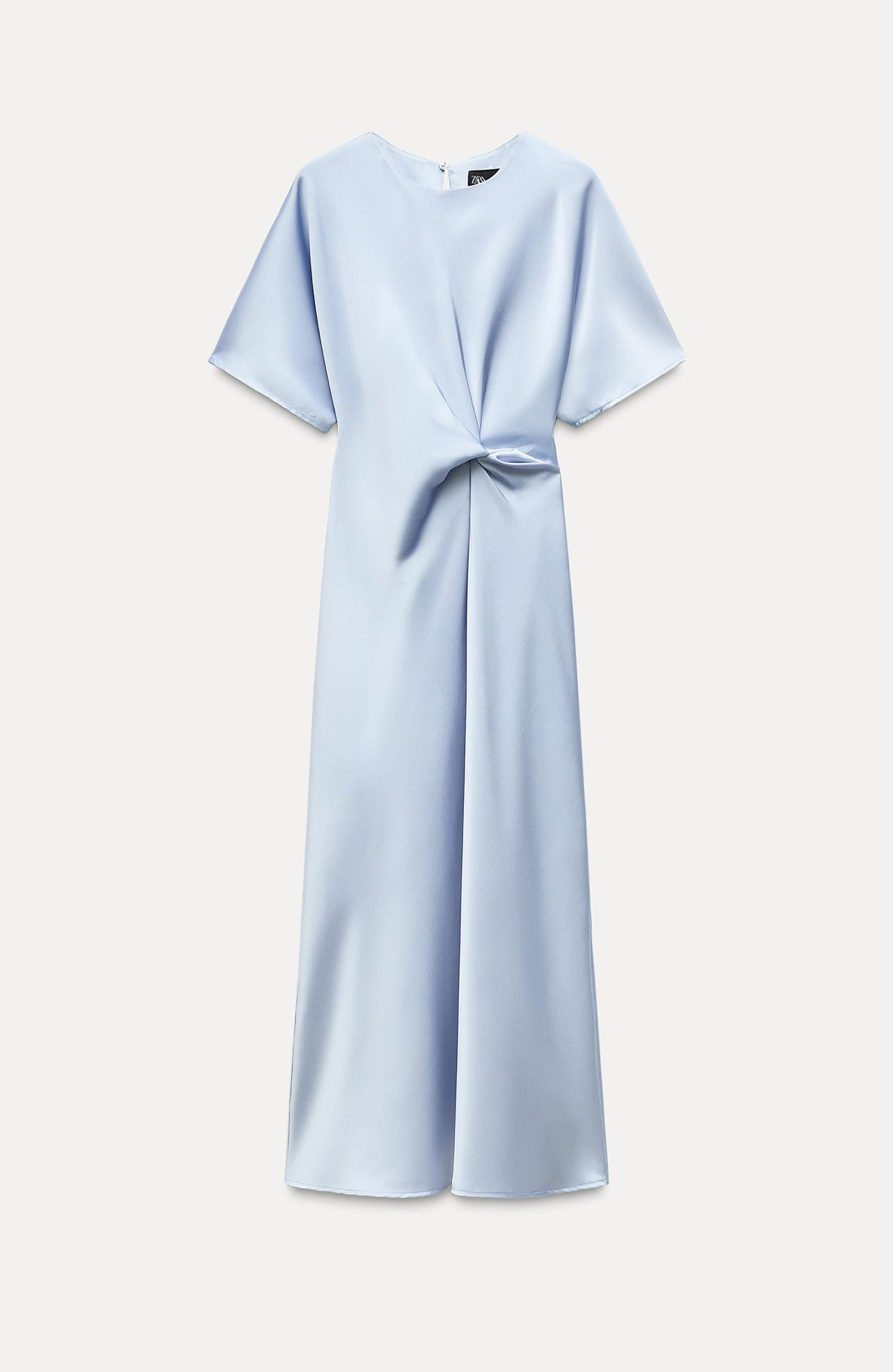 ROBE SATINÉE BLEU