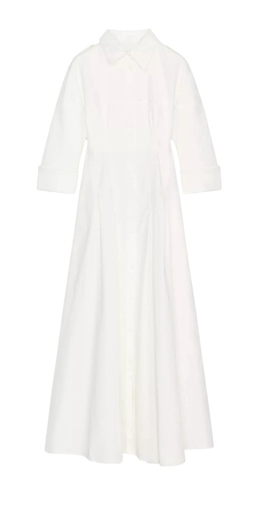ROBE CHEMISE MI LONGUE