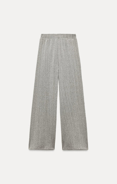 PANTALON LARGE TEXTURÉ