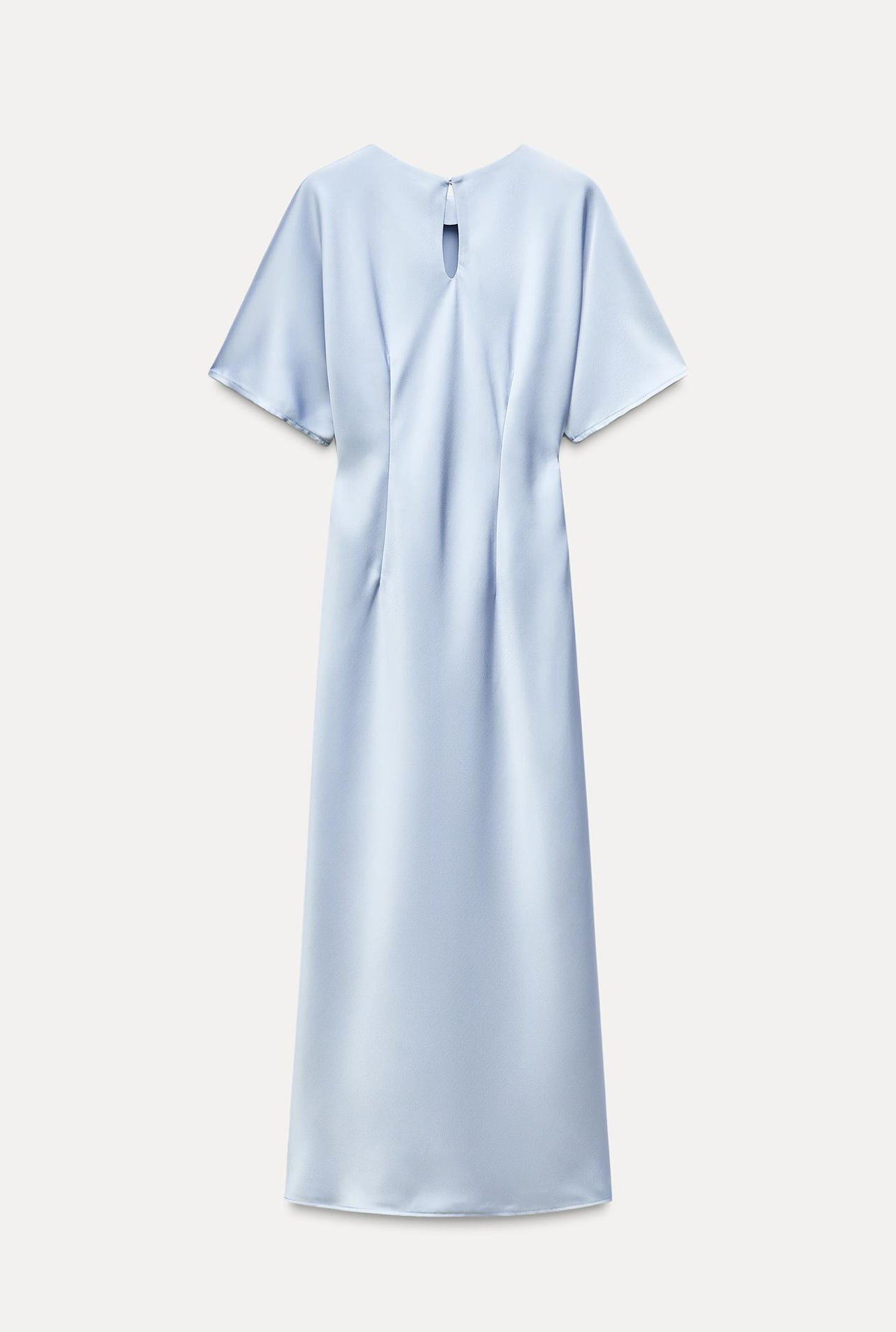 ROBE SATINÉE BLEU